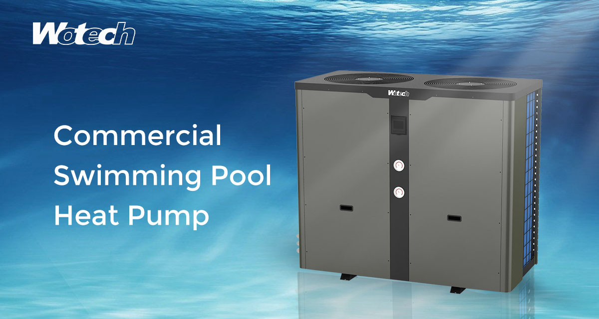 Commercial fix output swimming pool heat pump