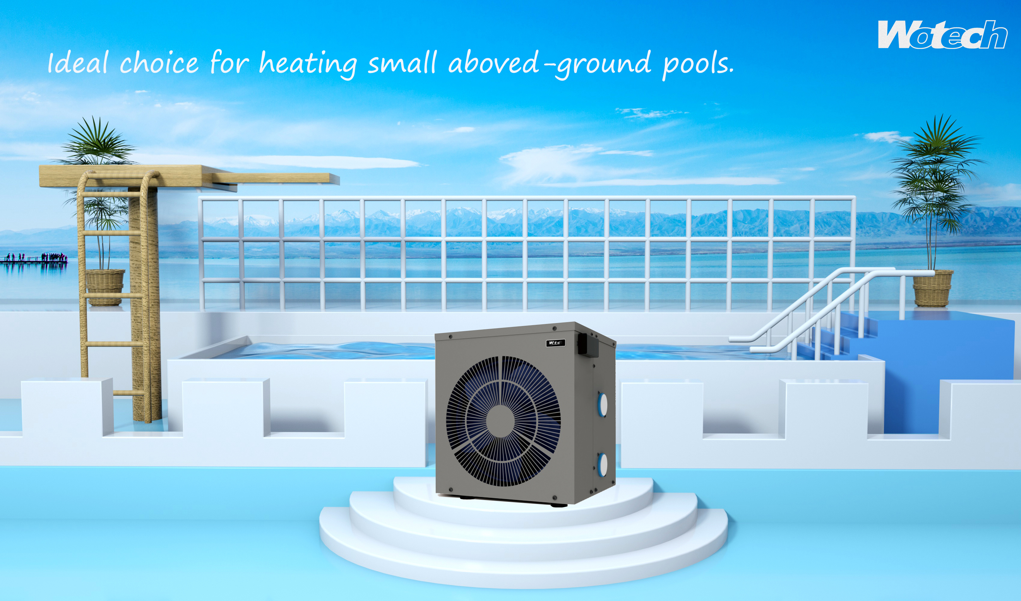 ideal choice for heating small aboved ground pools